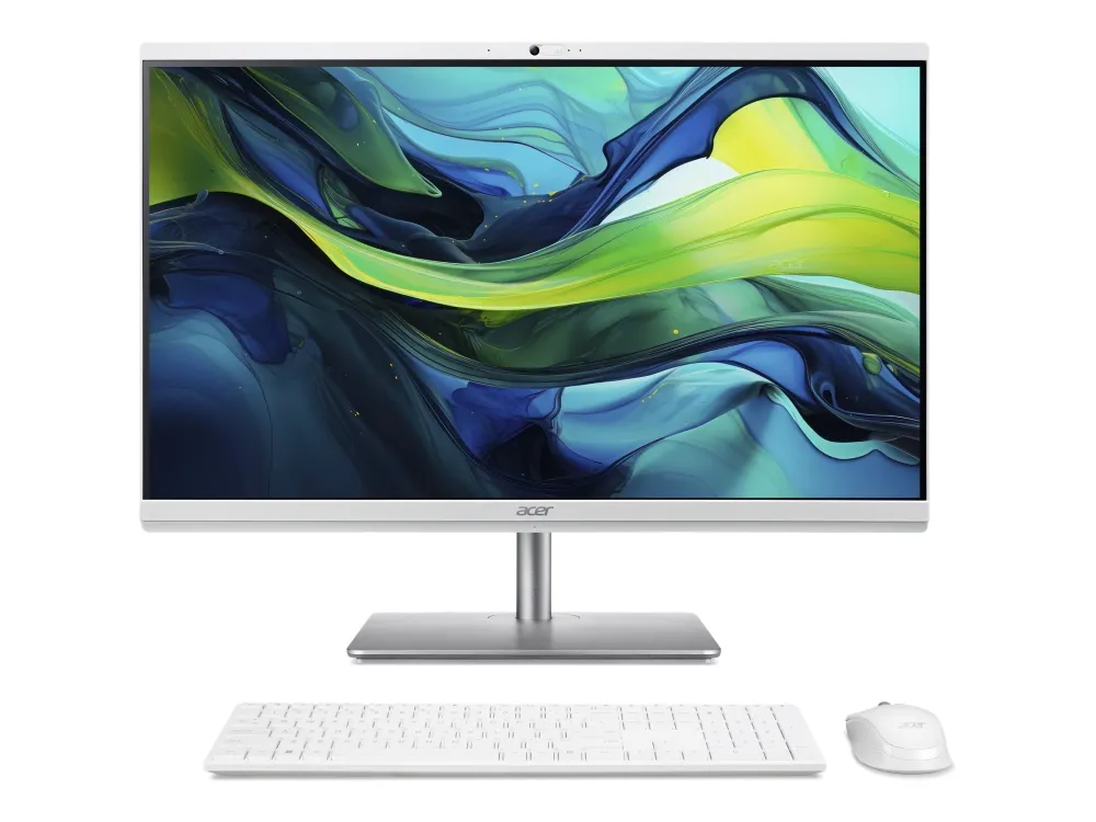 Acer Aspire C 27 C27-195ES - Alt-i-én Core Ultra 5 125U / op til 4.3 GHz - RAM 32 GB - SSD 1.024 TB - Intel Graphics - Gigabit Ethernet, Bluetooth, IEEE 802.11ax (Wi-Fi 6), IEEE 802.11be (Wi-Fi 7) - Win 11 Home - skærm: LED 27
