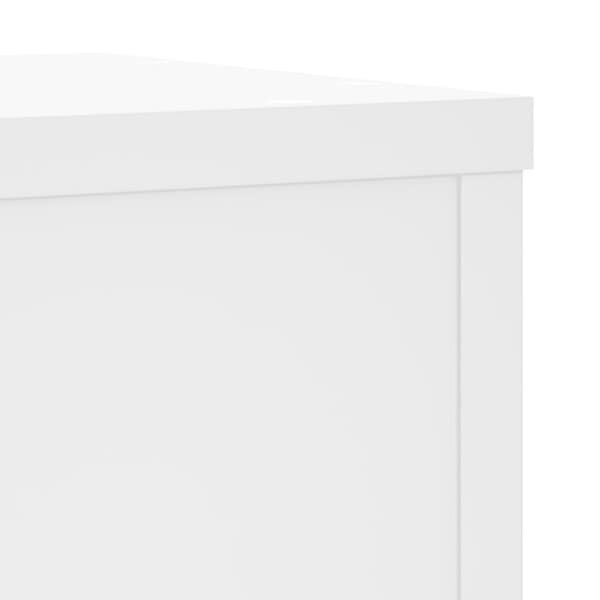 vidaXL Plantestativer 2 stk hvit 25x25x80 cm konstruert tre