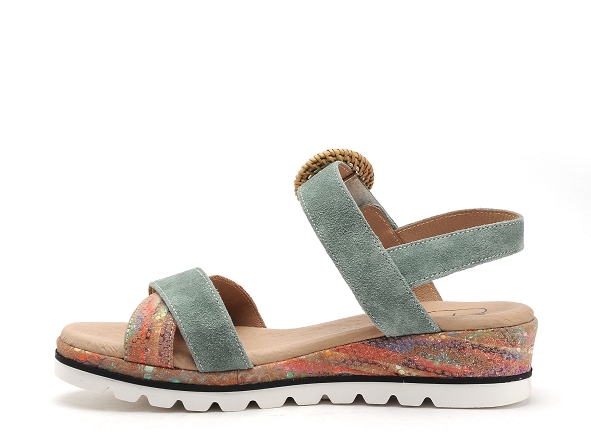 Gr nu pieds plats femme magnabe multicolore