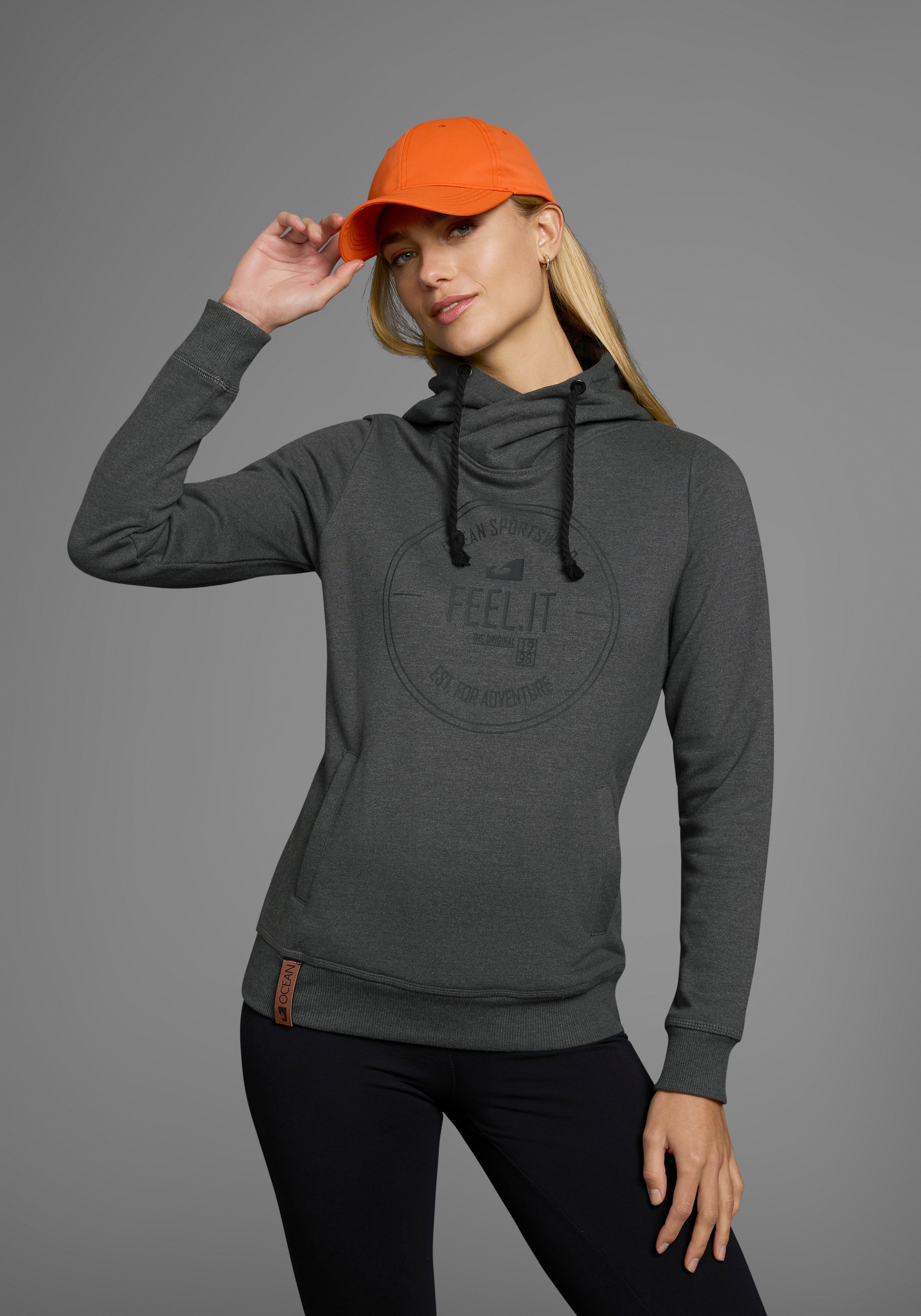 Ocean Sportswear Kapuzensweatshirt »Essentials Sweatshirt«, Langarm,  figurbetonter Schnitt,  unifarben