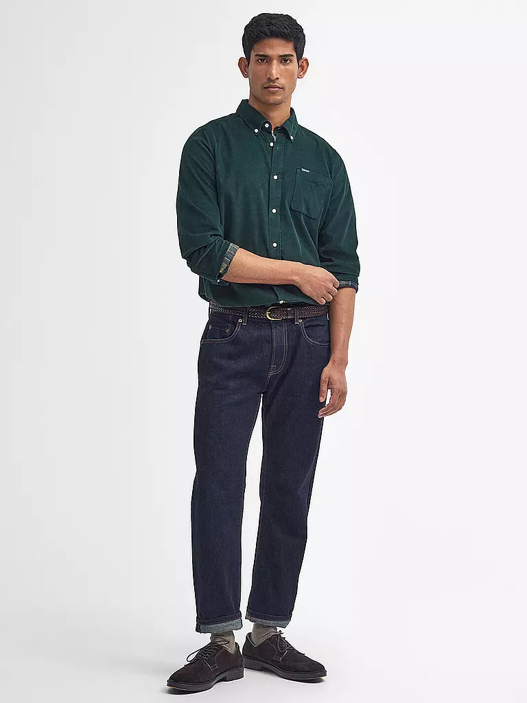 BARBOUR Cordhemd RAMSEY grün