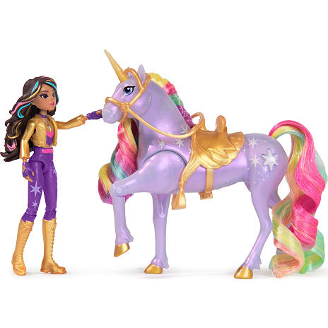 Unicorn academy Sophia & Light Magic Wildstar dukke og hest