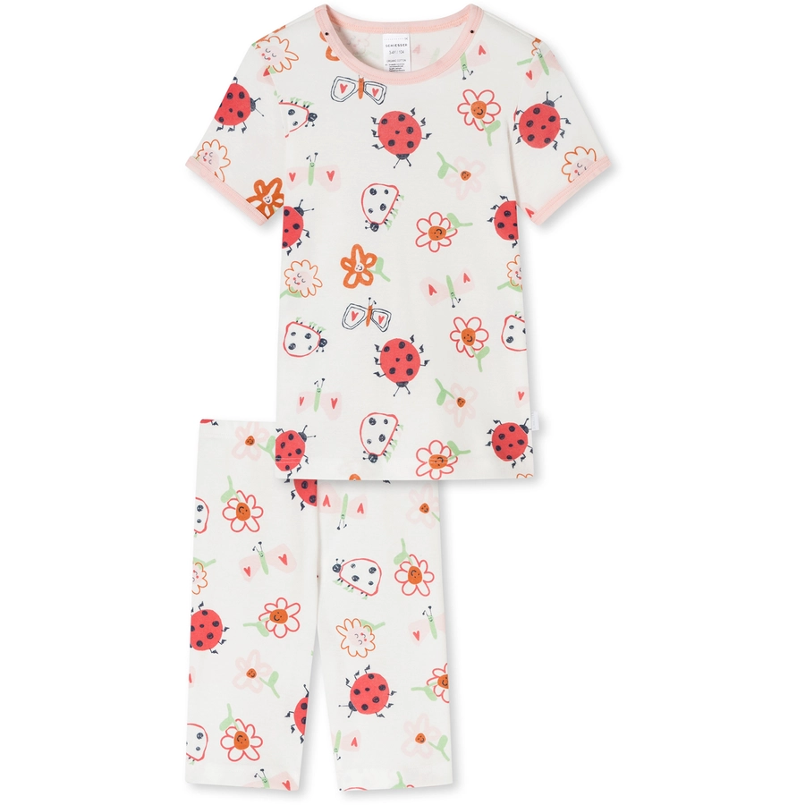 Schiesser Pyjama Natural Love Organic Cotton off-white