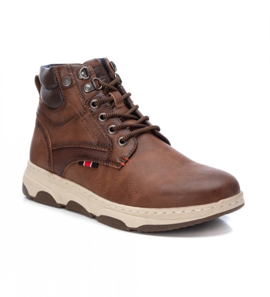 Botas de cano curto Refresh 170978 Marrom Claro
