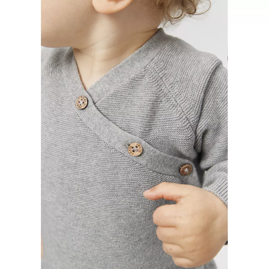 Fred's Mehrteilige Kinderbekleidung FREDS Strickset grau mel