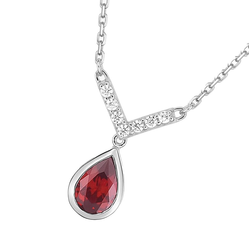 Collier Femme - Or 18 Carats - Diamant 0,06 Carats - Longueur : 42 cm