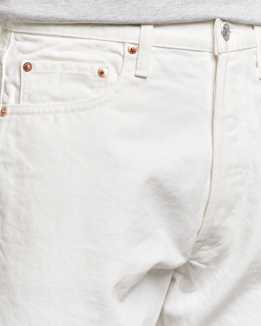 orSlow Straight Fit 105 Selvedge Jeans White
