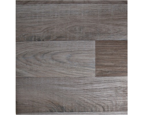 PVC vloer Puccini strokenparket bruin-zilver FB893 300 cm breed (per meter verkocht)