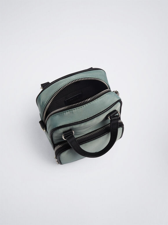 Bolsa de ombro em nylon - Verde