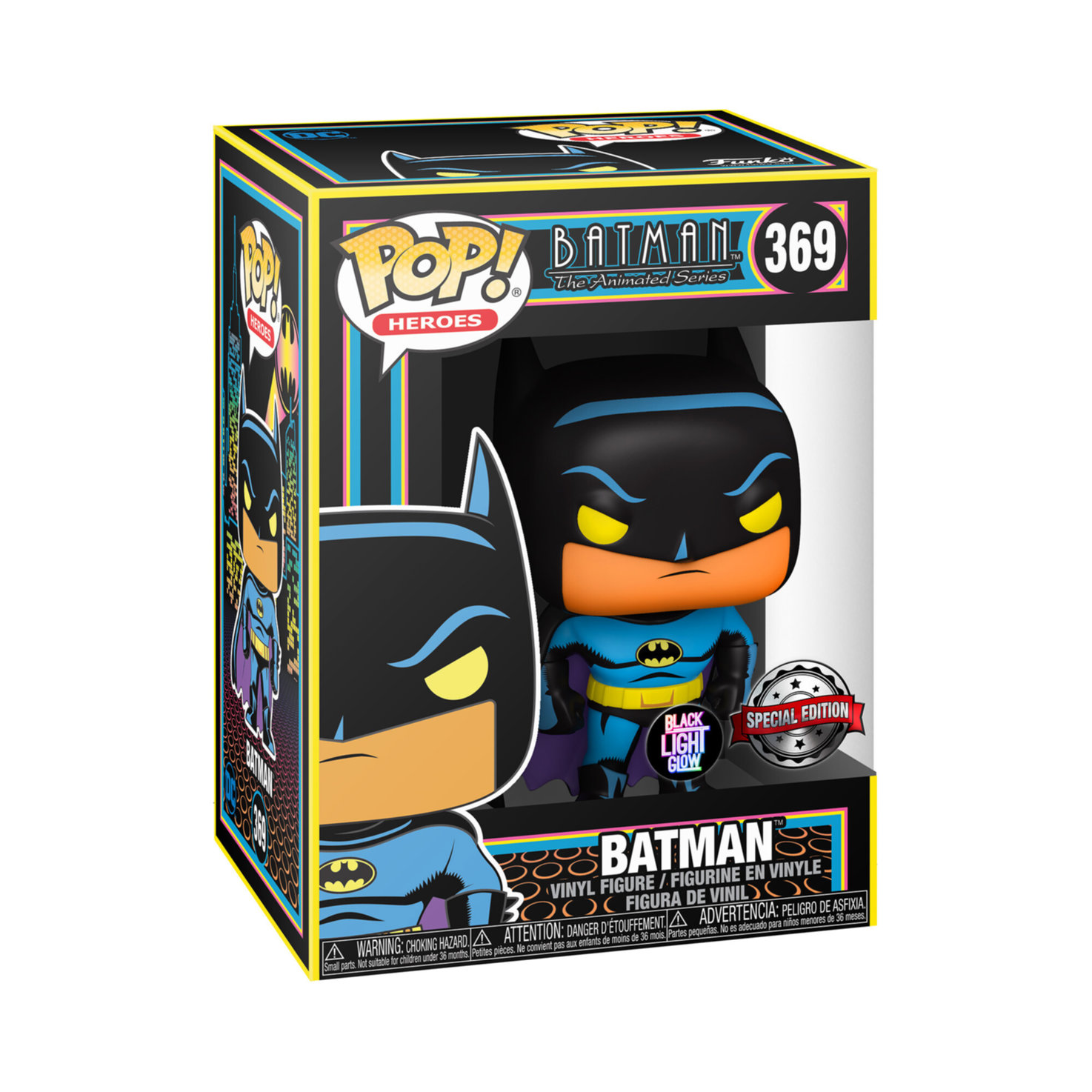 Funko POP Heroes: DC- Batman(Black Light)