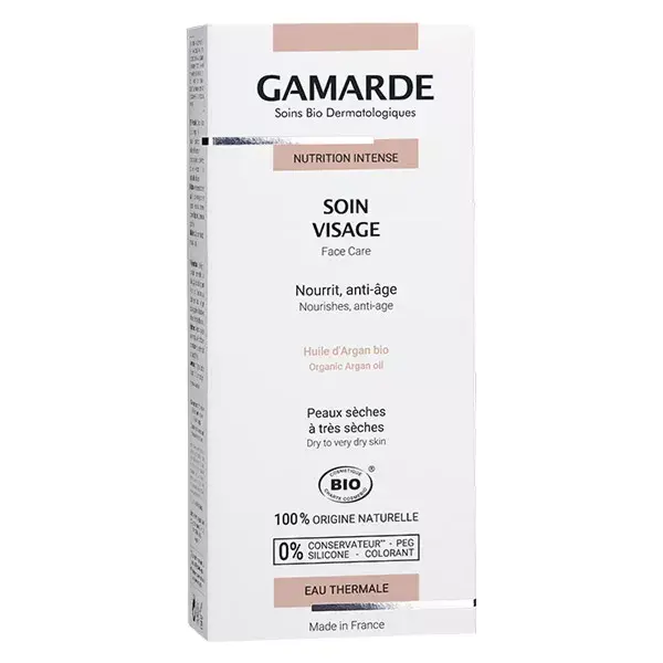 Gamarde Nutrição Intensa Cuidado Facial Orgânico 40ml