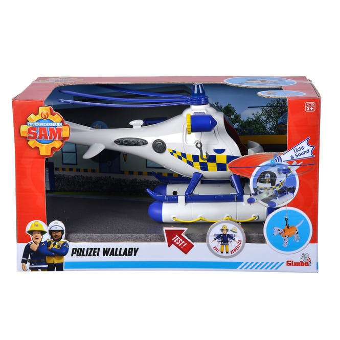 Feuerwehrmann Sam - Polizei Wallaby - Hubschrauber