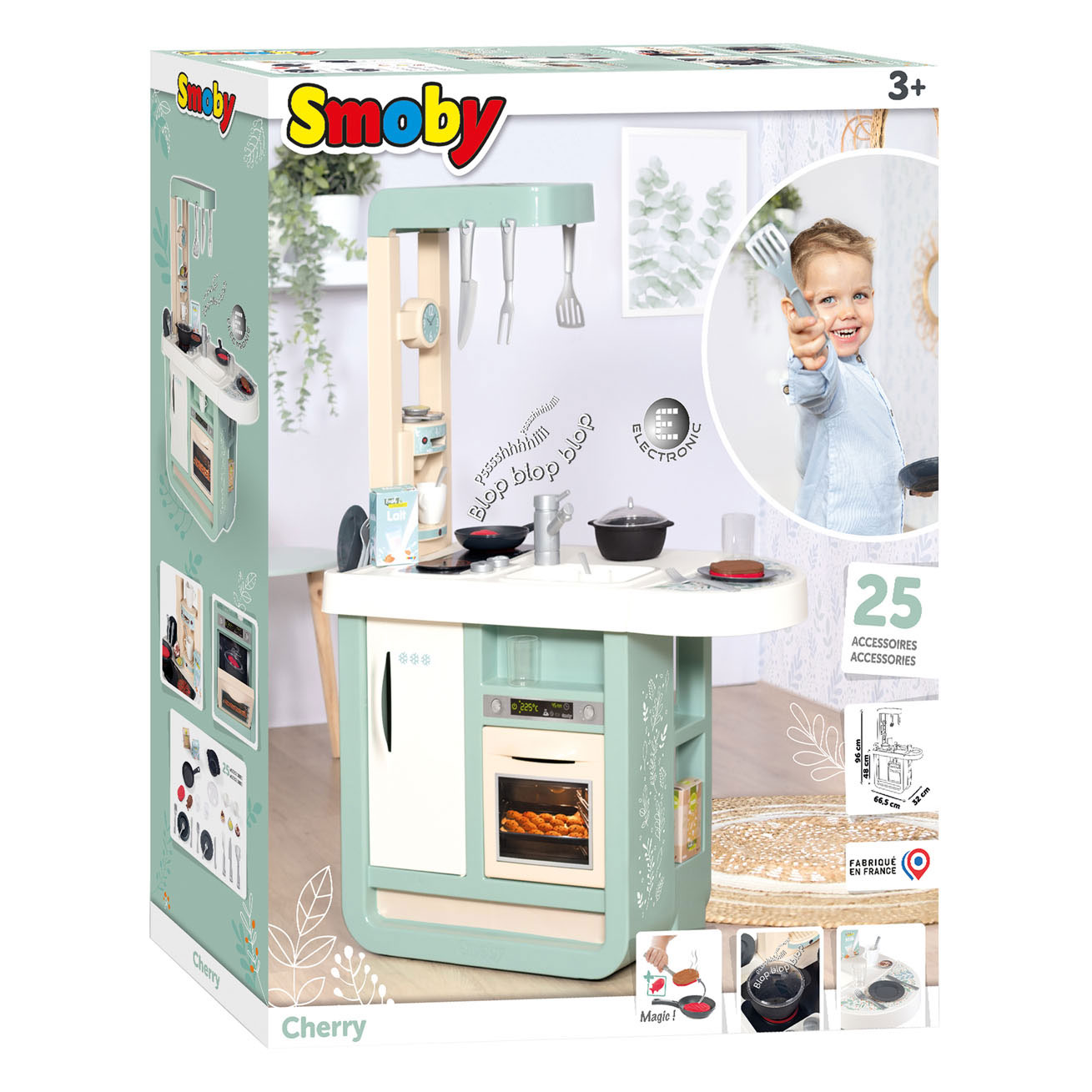 Smoby Cherry Keuken, 25dlg.