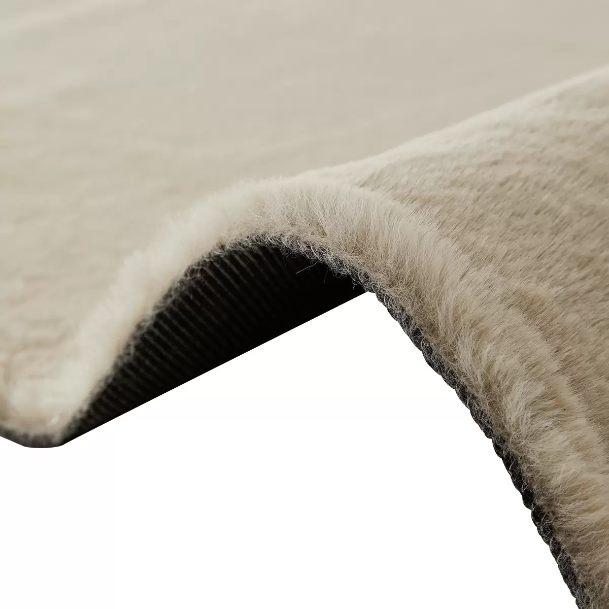 Hochflortepppich Buggy taupe