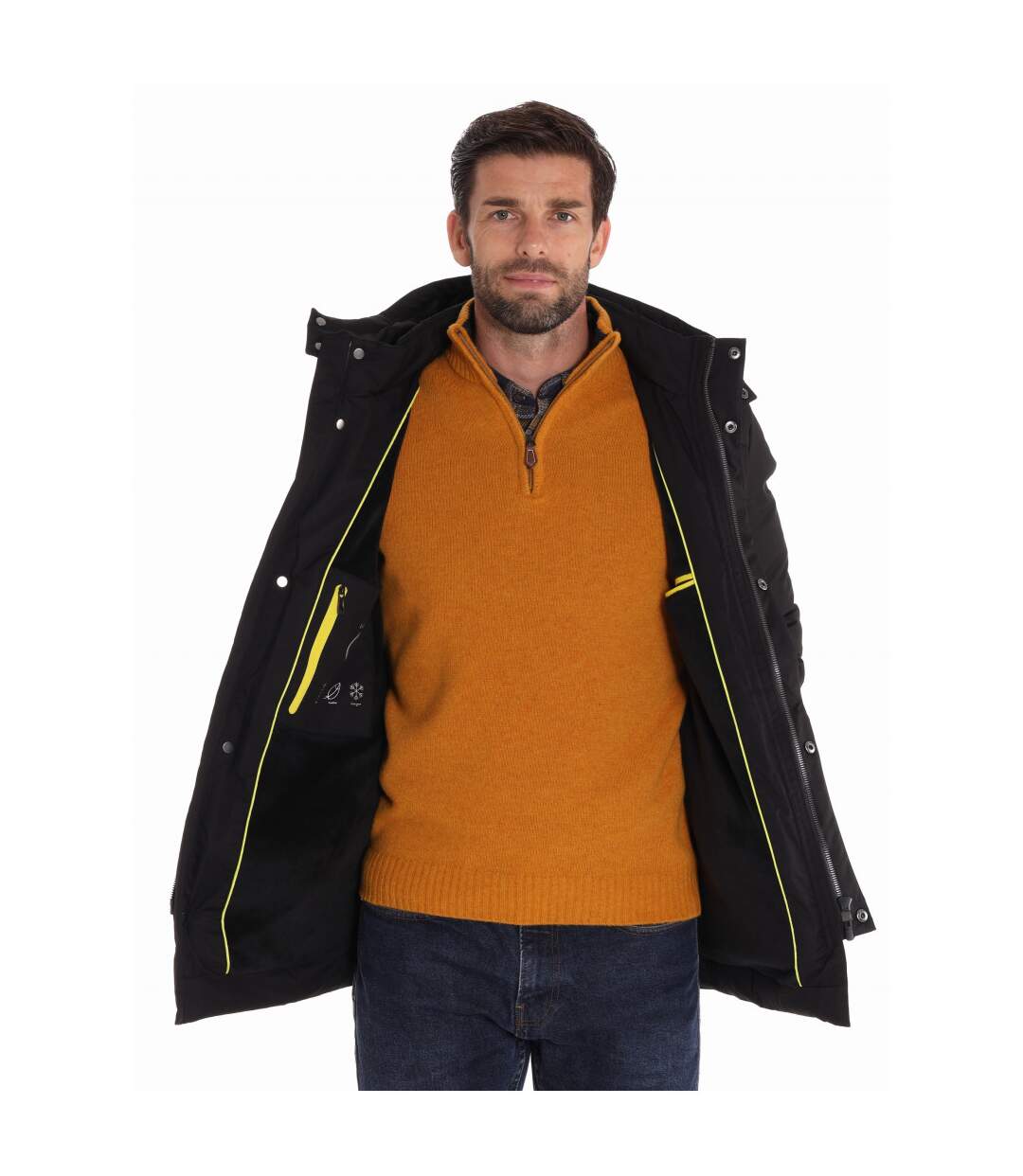 Parka a capuche amovible