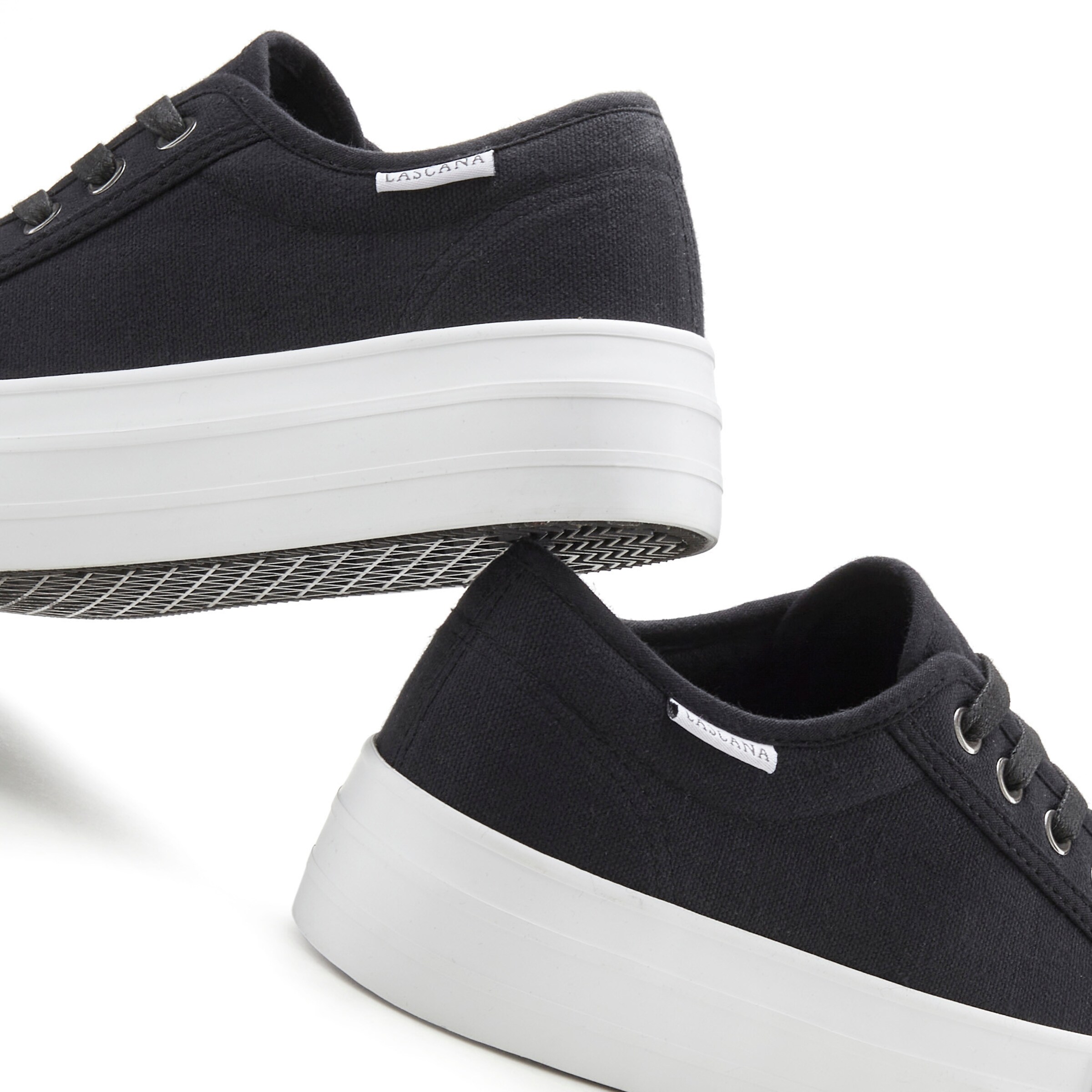 LASCANA Sneaker in schwarz