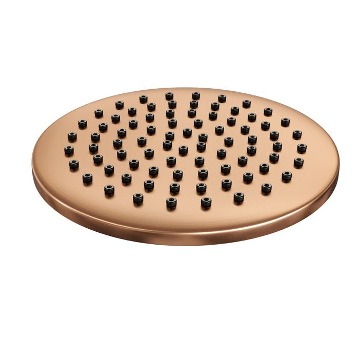 Brauer Copper Edition opbouw regendoucheset met staafhanddouche en hoofddouche 20cm koper geborsteld PVD