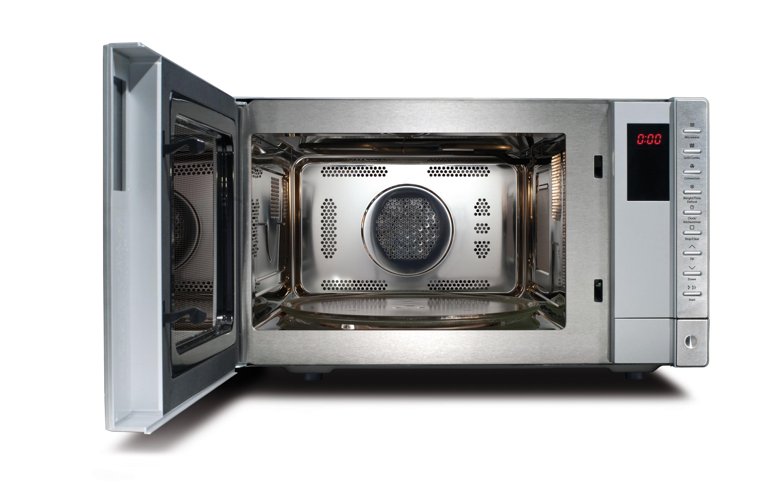 Mikrowelle HCMG 25 Silber<br>Mikrowelle mit Grill und Heissluft Funktion
