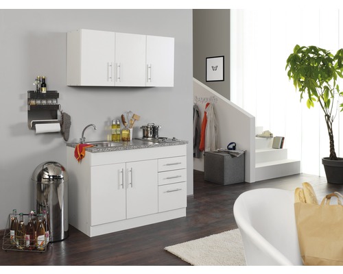 Held Furniture Minikeuken met apparatuur Toronto 120 cm wit mat gedemonteerd 978.6513