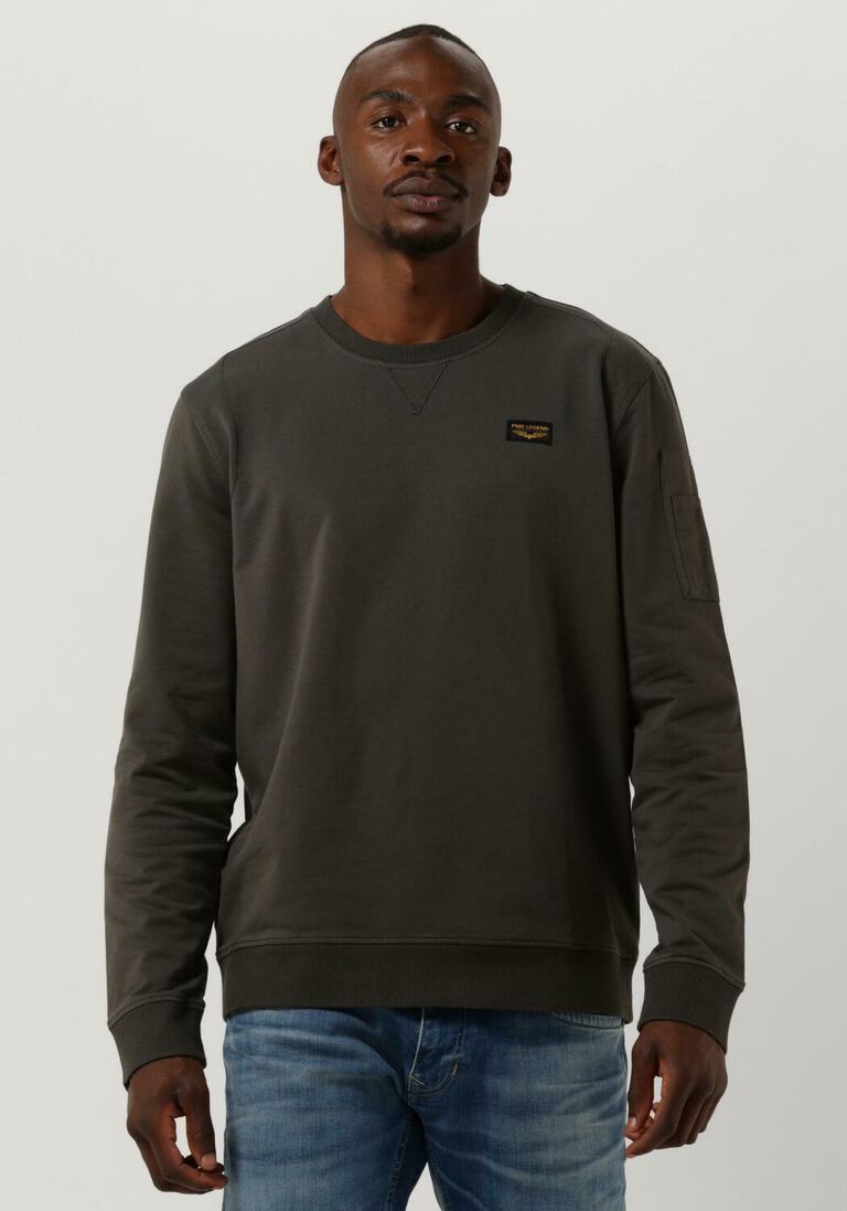 PME LEGEND bruine pme legend trui airstripe sweat