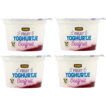 Jumbo Fruit Yoghurtje Bosfruit 4 x 200 g