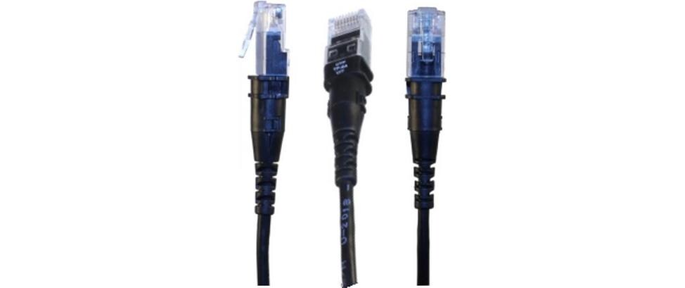 Patchkabel ThinPATCH Cat 6A, U/FTP, 6.1 m, Schwarz, 1 StückPatchSee ThinPATCH U/FTP für die Anwendung bis 10 Gb/s und POE++ kompatibel