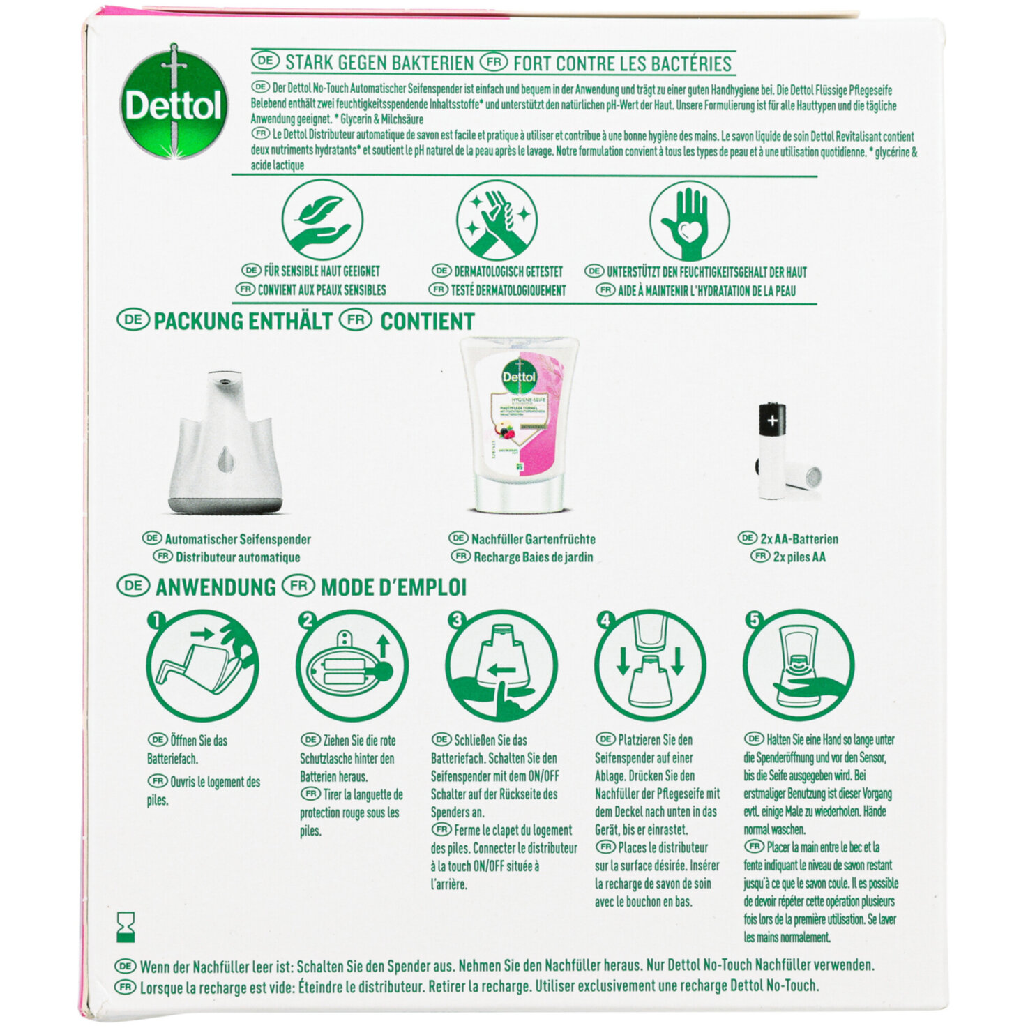 Dettol Flüssigseife No-Touch Brombeer