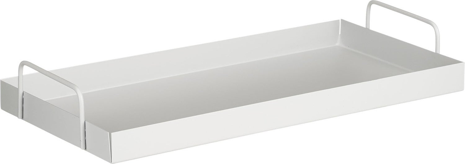 Mica Decorations decoratiebord Lita lichtgrijs 43 x 21 x 6,5 cm
