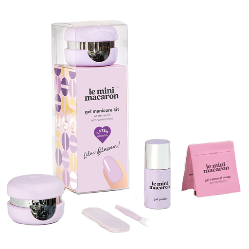 Le Mini Macaron Gel Manicure Kit, Lilac Blossom