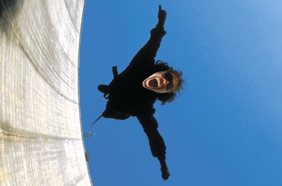 Bungy Jumping wie James Bond am Verzascatal Staudamm