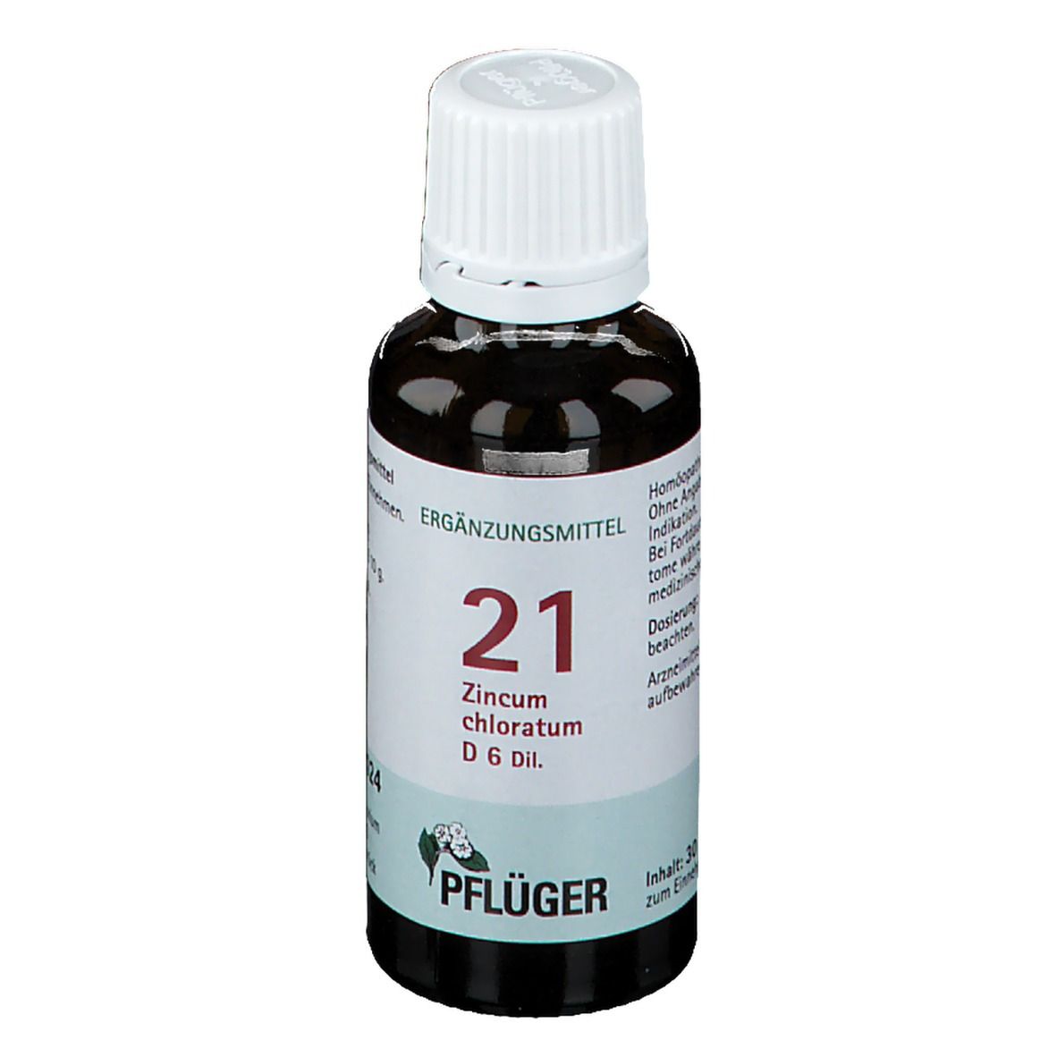 Biochemie Pflüger® 21 Zincum chloratum D 6