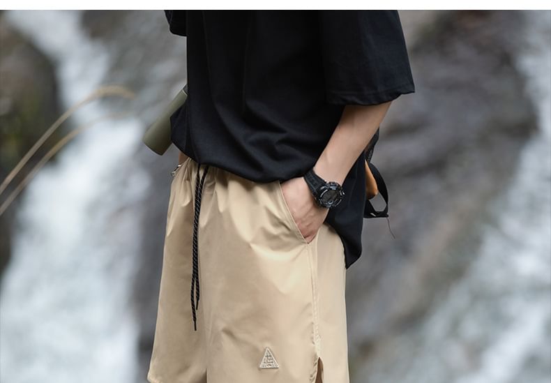 Really Point - Cargoshorts met middelhoge taille en logo