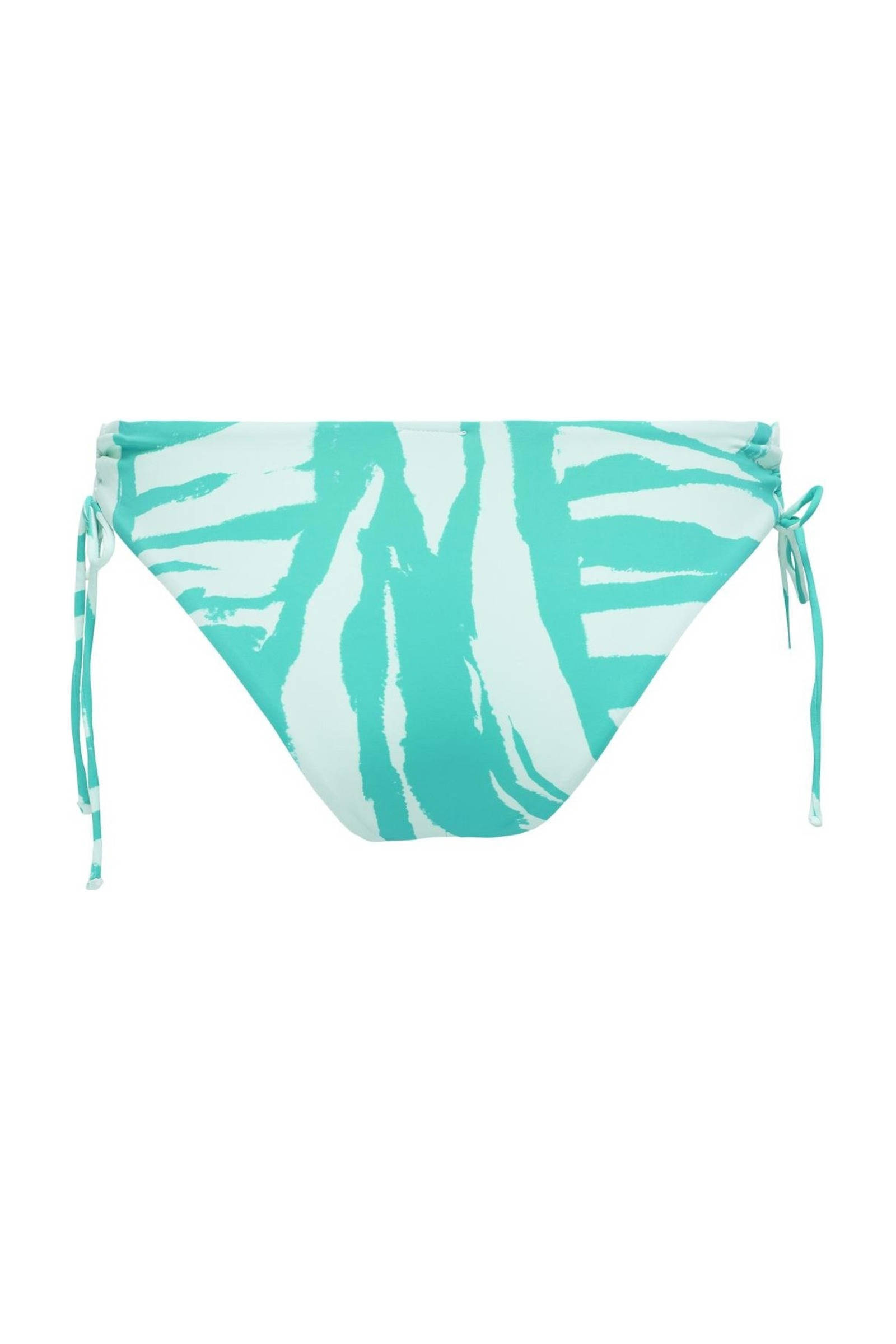 ONLY bikinibroekje ONLBARI turquoise/wit