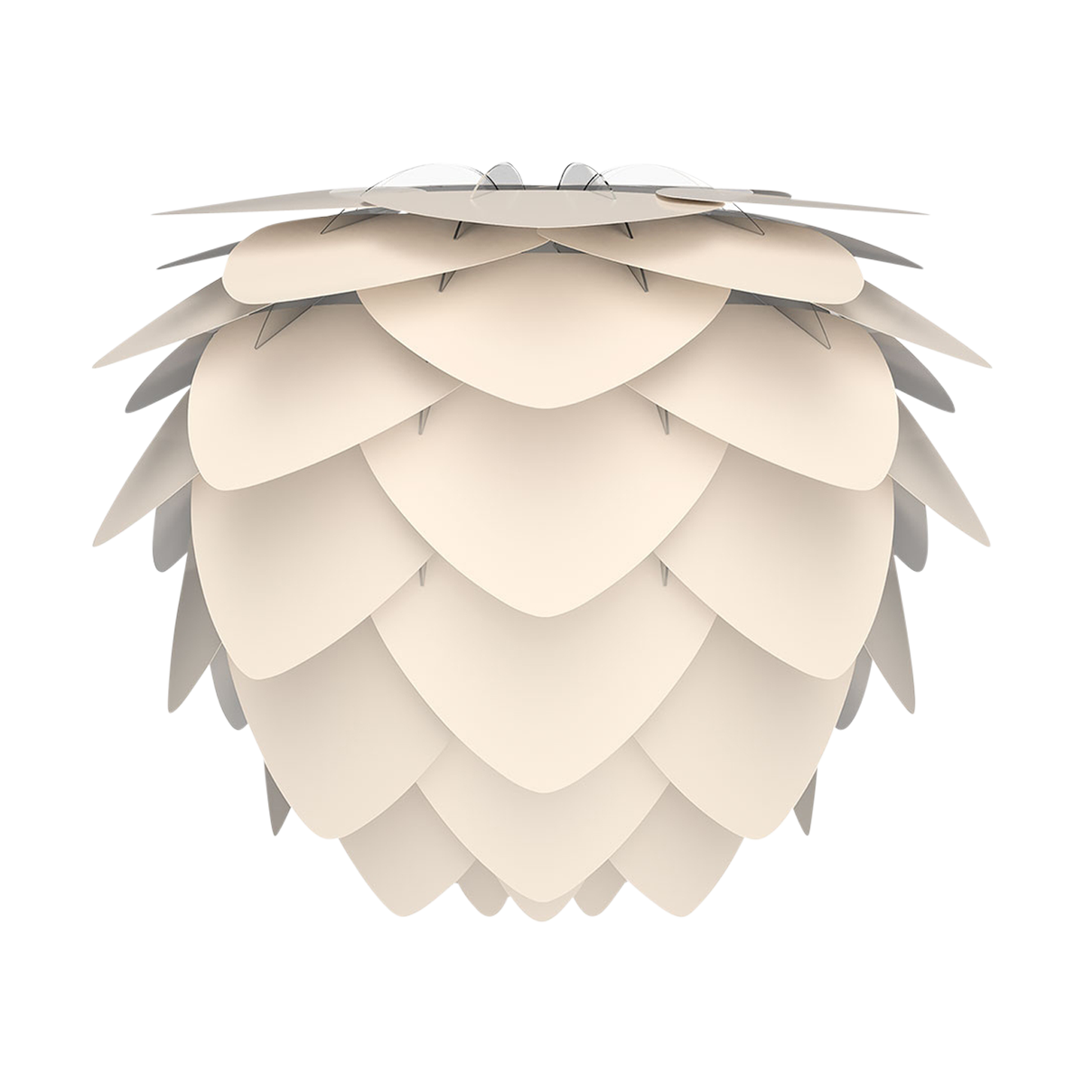 Lampenkap Aluvia medium Pearl white