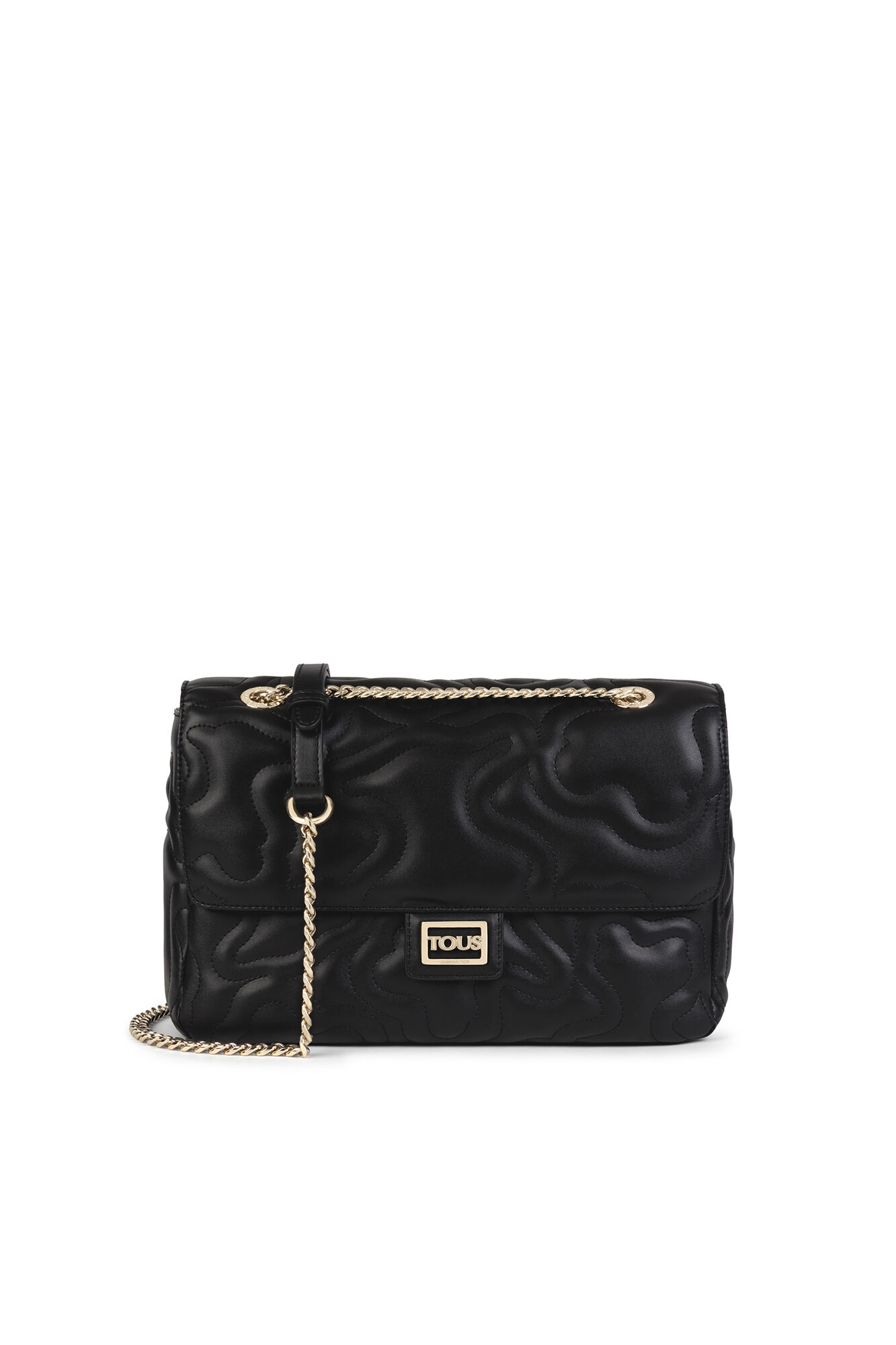 Bolsa de ombro média Kaos Dream preta - Preta