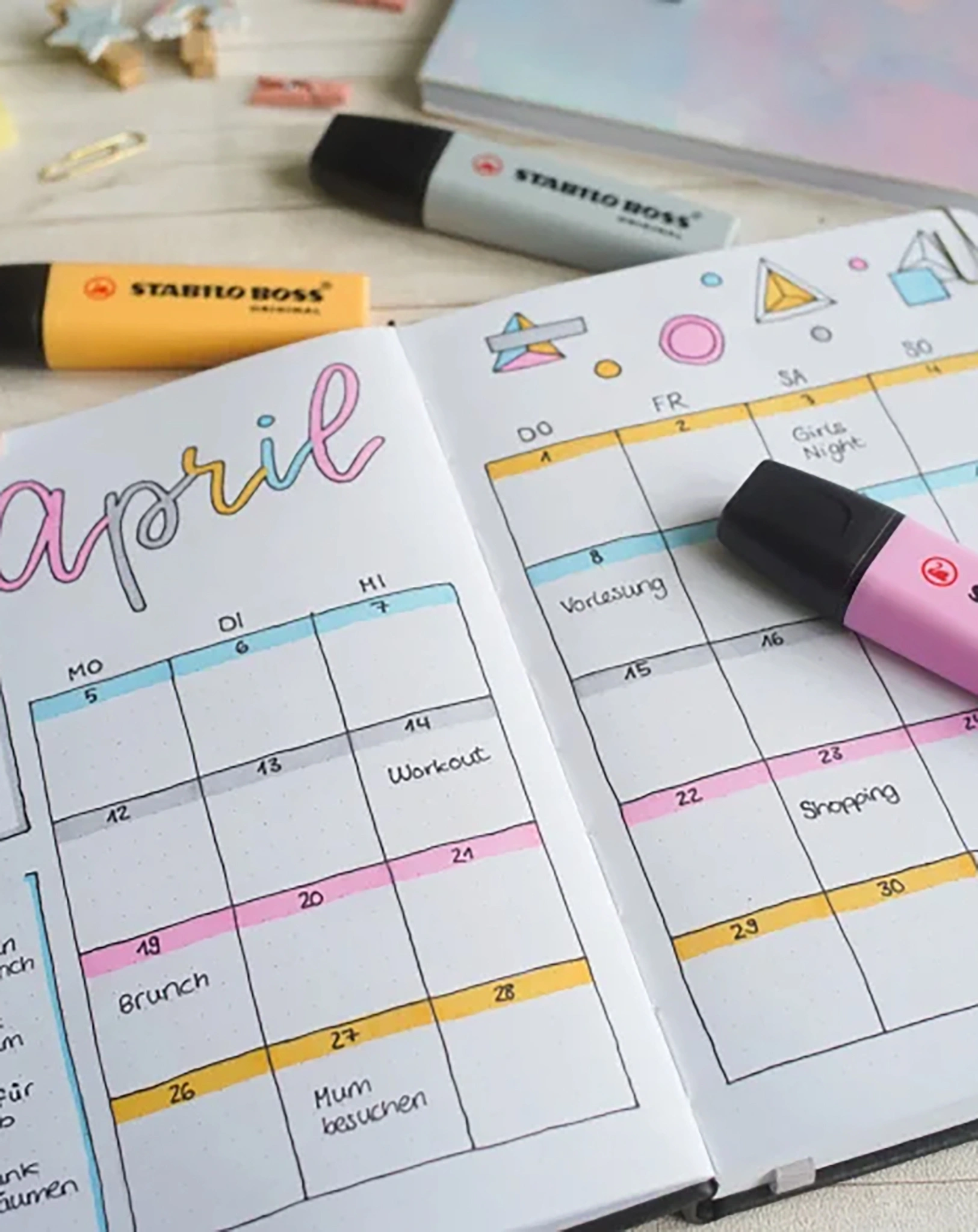 Textmarker STABILO® BOSS ORIGINAL PASTEL 6er-Pack