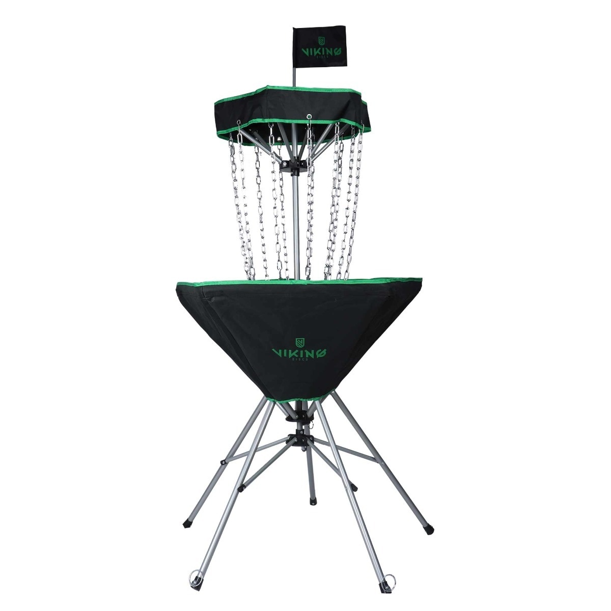 Viking Discs Raid bærbar disc golf kurv
