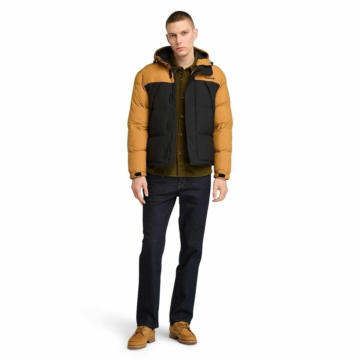 Jaqueta de plumas TIMBERLAND com logotipo bordado