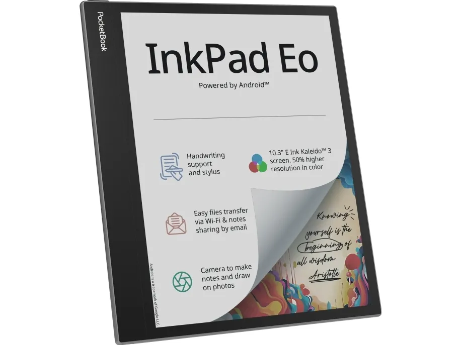 PocketBook InkPad EO - eBook læser - Android 11 - 64 GB - 10.3