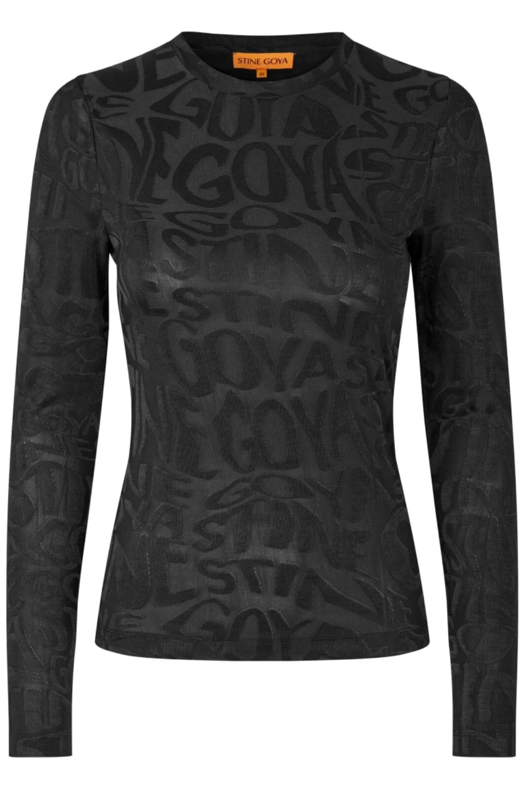 Stine Goya Elastic Long Sleeve Top, 2296 Logo Jersey