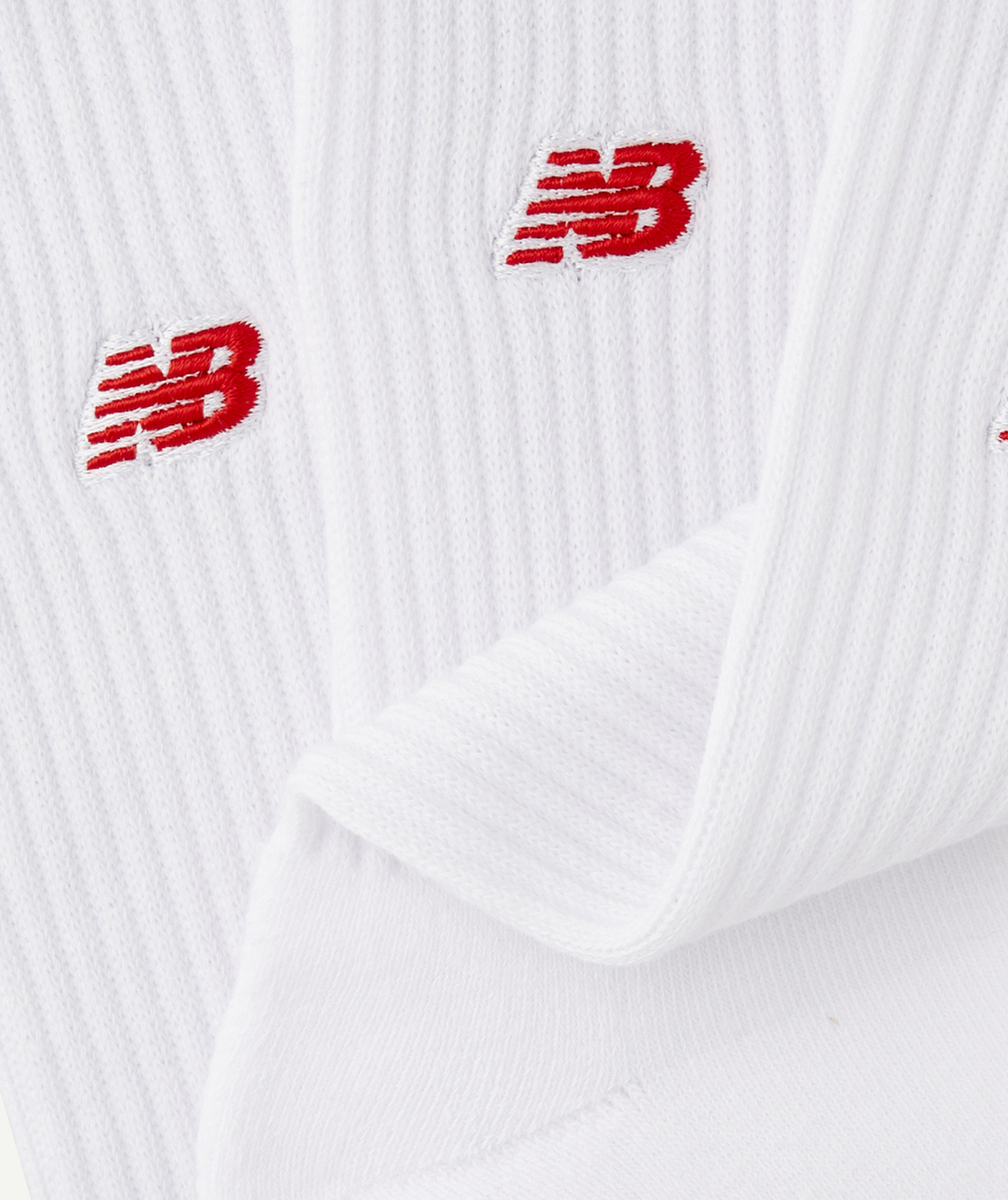 NEW BALANCELOT 3 CHAUSSETTES EN COTON BLANC