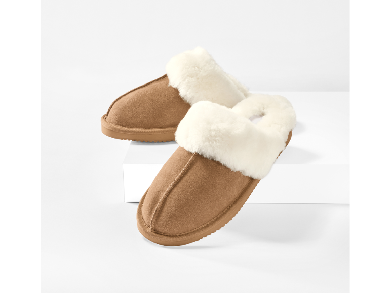 Leren dames pantoffels