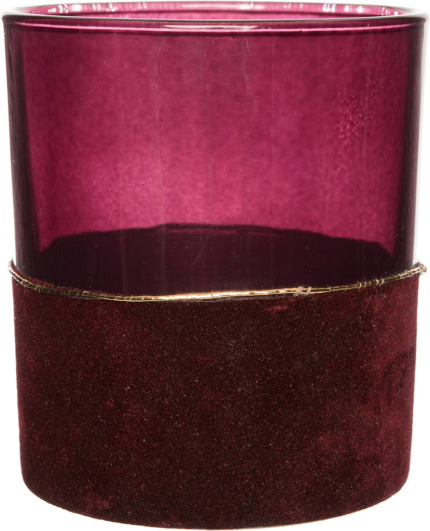 Intratuin waxinelichthouder half om half rood D 7 H 8 cm