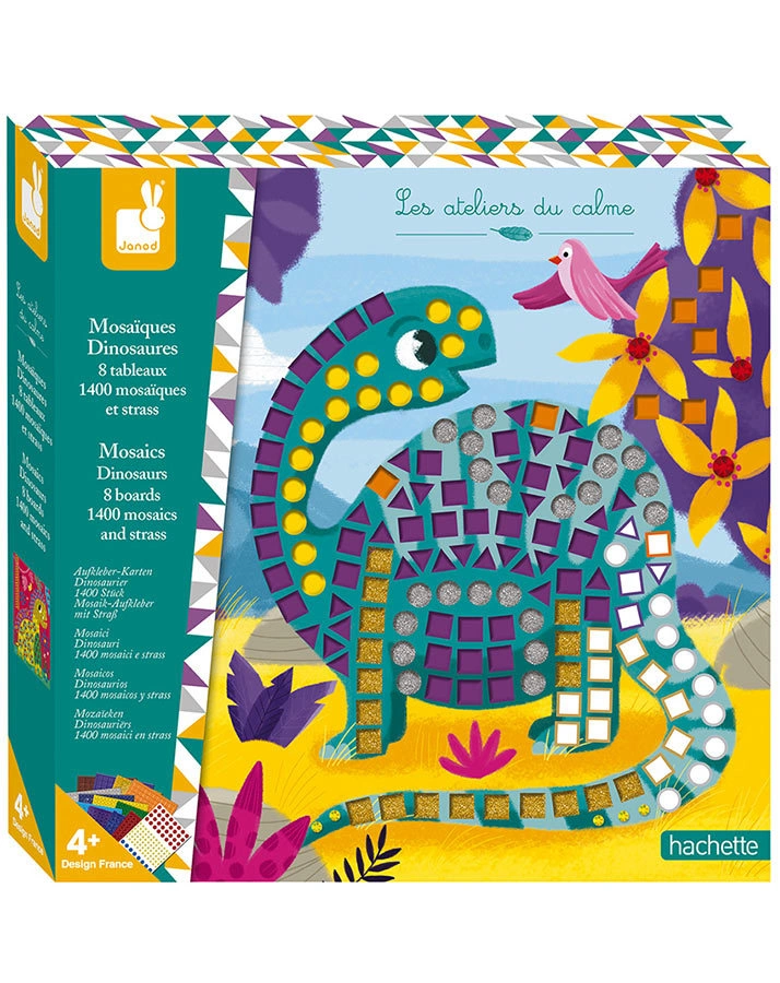 Mosaikkarten DINOSAURIER 8er-Set