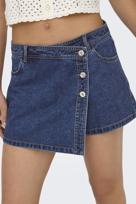 Only blauwe dames korte broek
