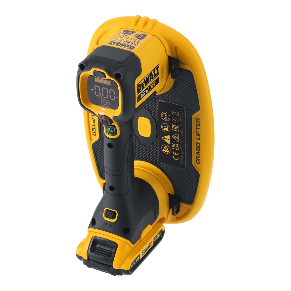 DeWALT DCE590D1T Accu vacuümlifter tegel-/glasdrager 18V XR 2.0Ah is TSTAK