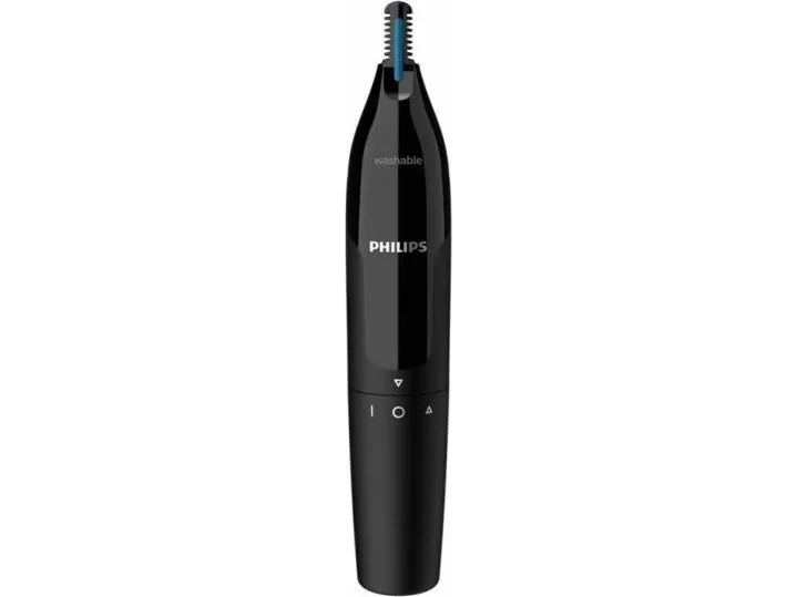 Philips Nose and Ear Trimmer NT1650/16 Wet & Dry, Black, Cordless