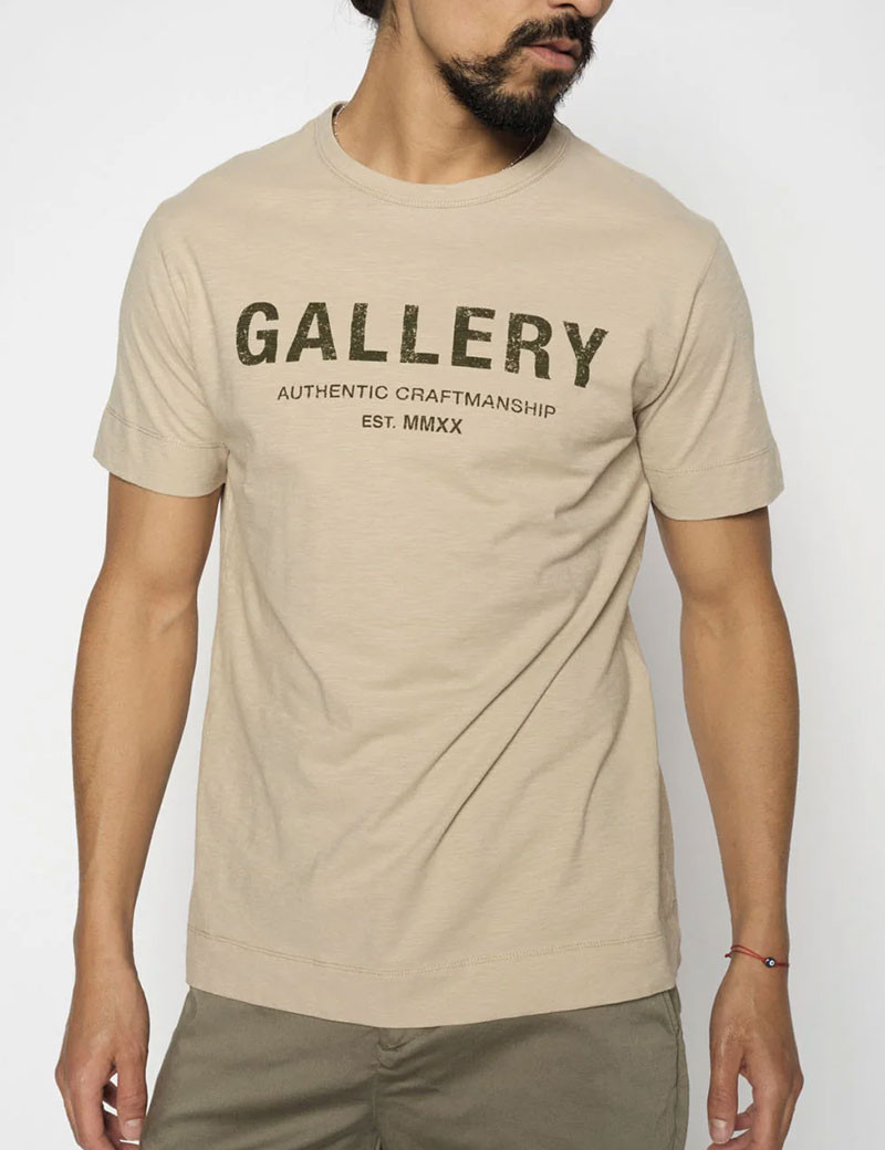 MOS MOSH T-SHIRT HOMME JACK  BEIGE