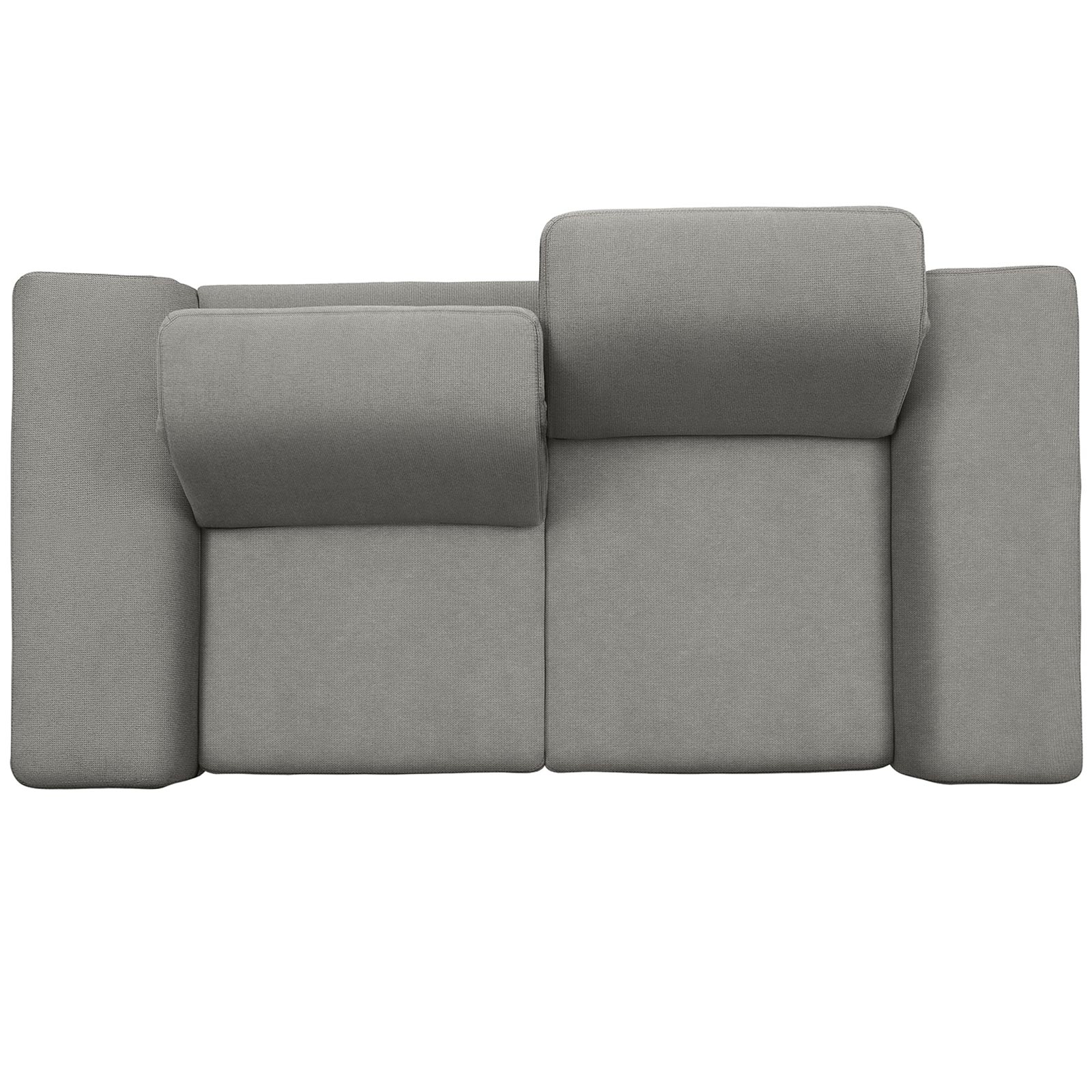 polsterpower 3-Sitzer Boxspringsofa - Belle silver - Basismodell