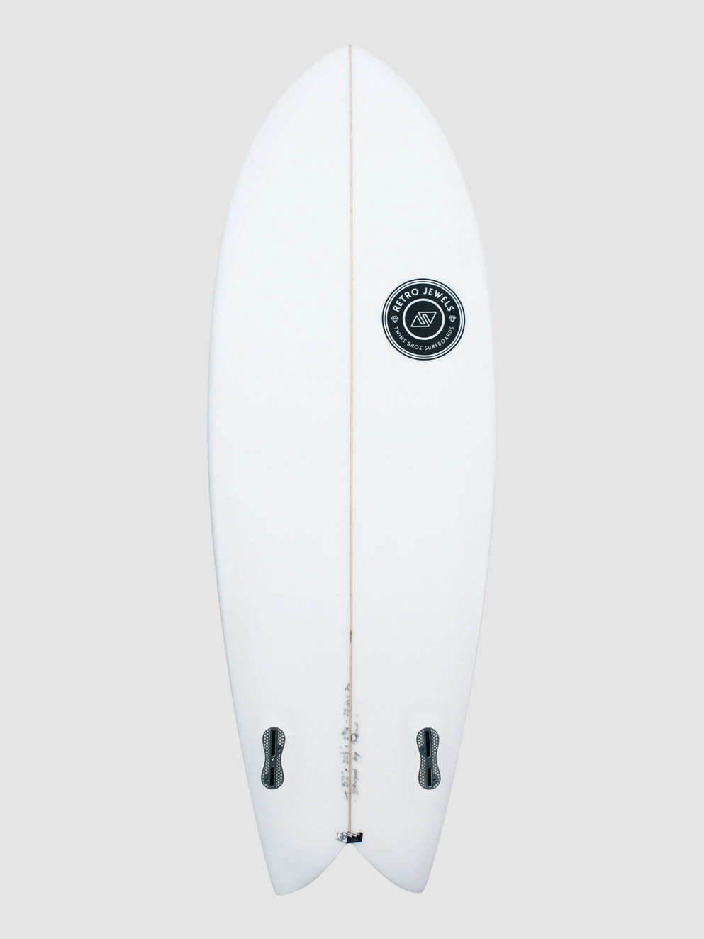 TwinsBros Enjoy Twin FCS2 Surfboard white